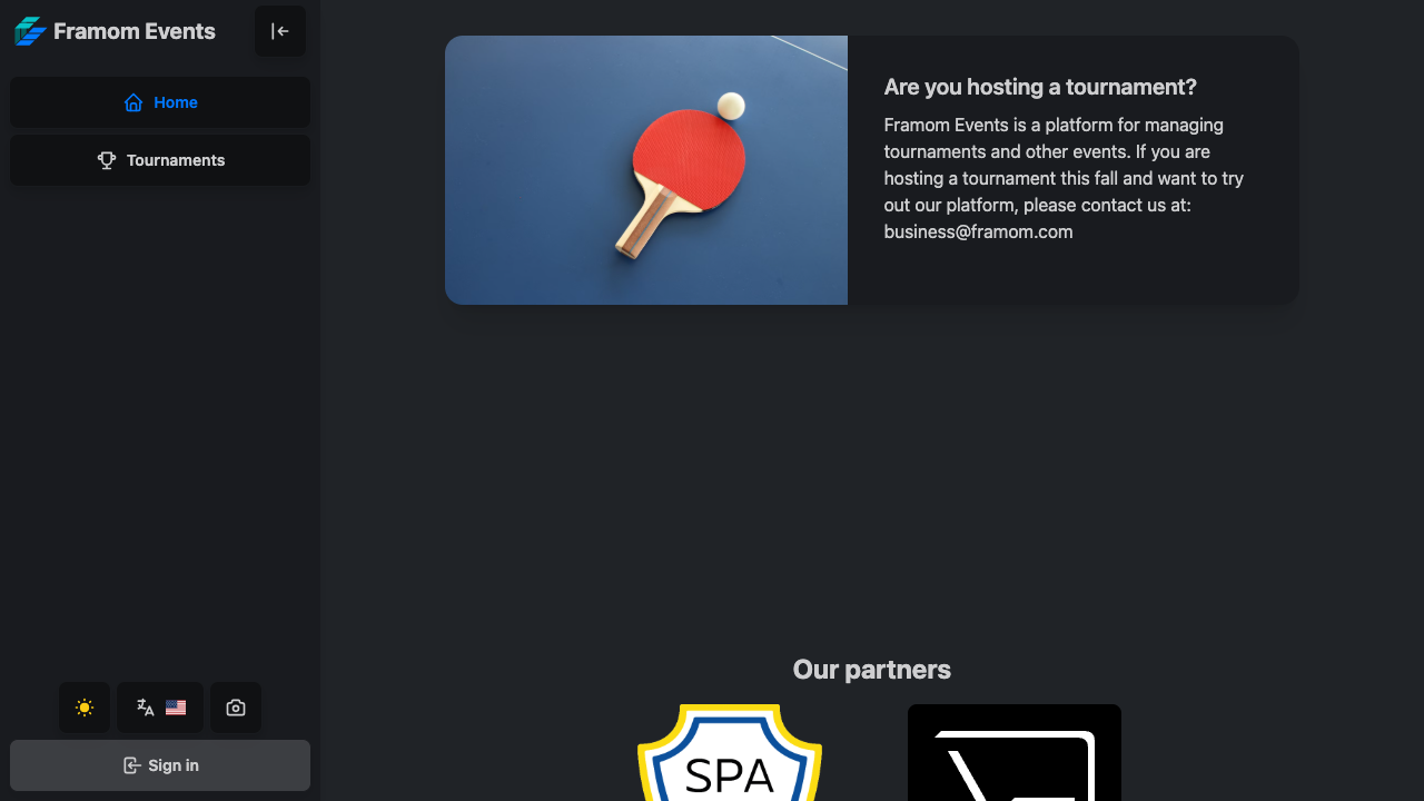 FramomEvents screenshot